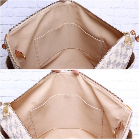 Louis Vuitton Totally MM Damier Azur Tote Shoulder Purse Handbag Leather A5631 - Picture 11 of 11